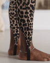 BASERANGE 25 Autumn/Winter SYNC Skinny Stirrup Casual Pants BAS-PASL-CI-AU25-LEOPARD